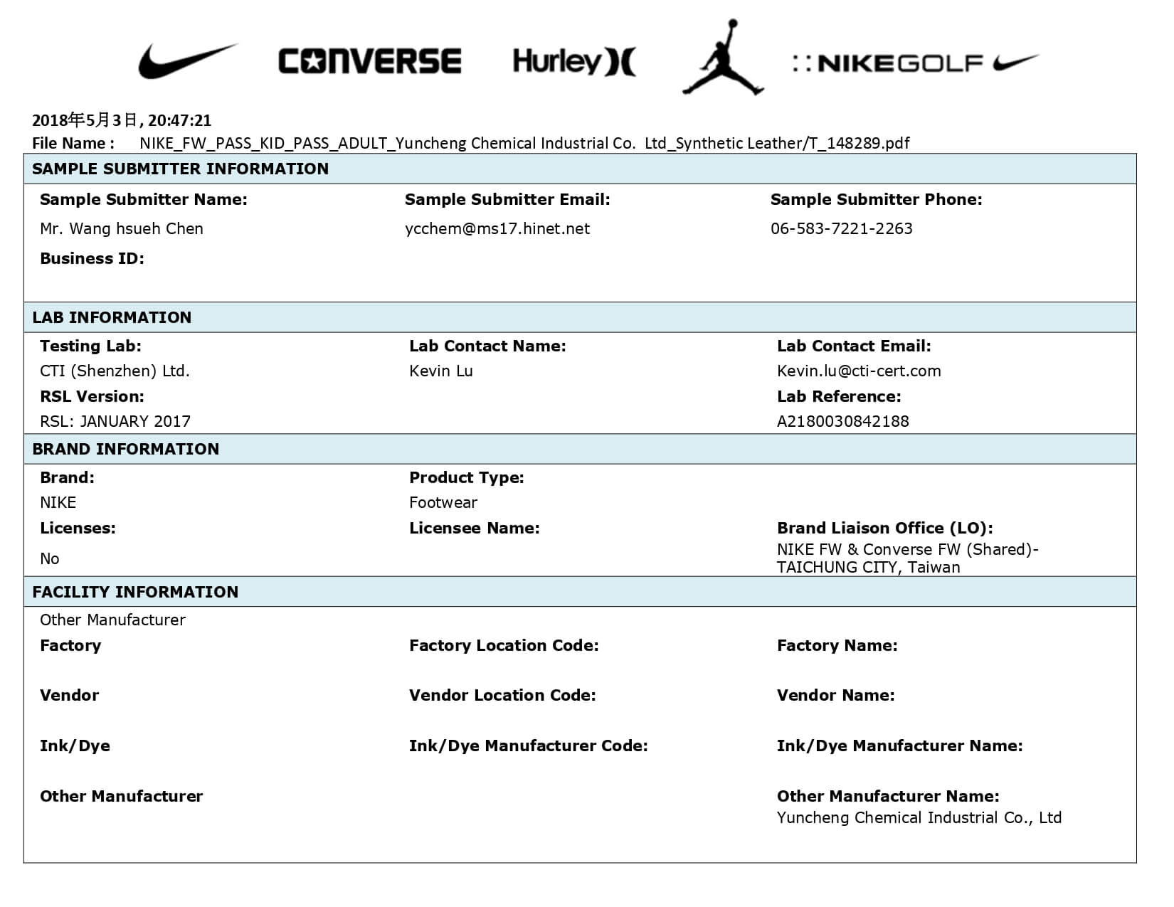 straal lawaai Nauwkeurig 2018年5月3日, 20:47:21 File Name : NIKE_FW_PASS_KID_PASS_ADULT_Yuncheng  Chemical Industrial Co. Ltd_Synthetic Leather/T_1482